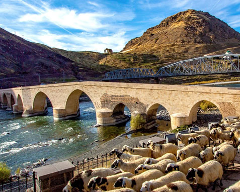 PALU – TARİHİ PALU KÖPRÜSÜ – PALU KONAĞI – PALU KALESİ – MURAT NEHRİ – PALU ULU CAMİ – CİMŞİT BEY KÜLLİYESİ
